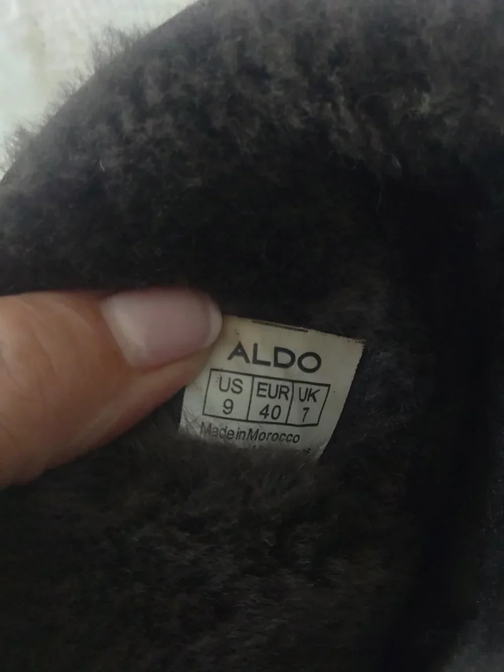 Aldo brown ugg boots size 9 $25